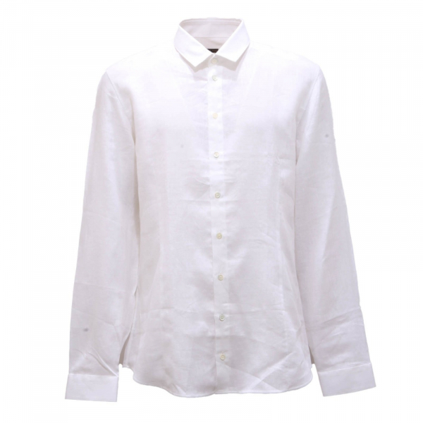 7733AL camicia uomo PATRIZIA PEPE man linen shirt
