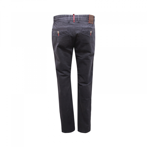 7734AQ pantalone uomo SLIM FREDMELLO man trousers blue delavè