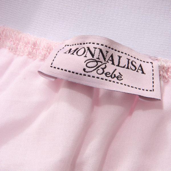 7740AC gonna bimba girl MONNALISA pink cotton skirt kid