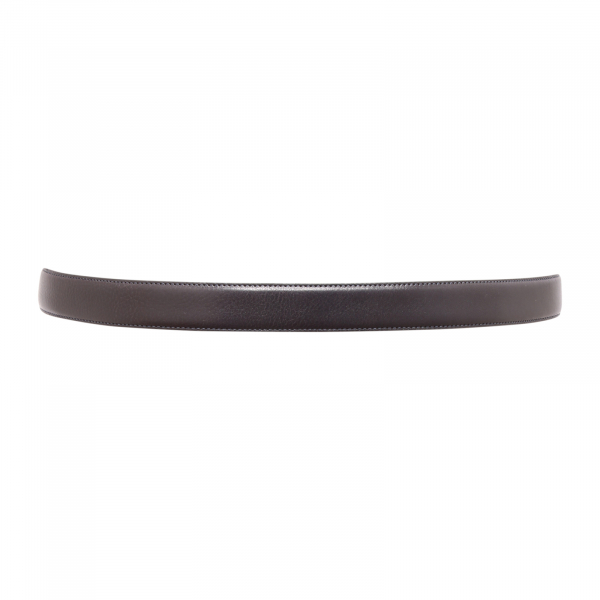 7745AZ CINTURA UOMO NO BRAND MAN LEATHER BELT BLUE