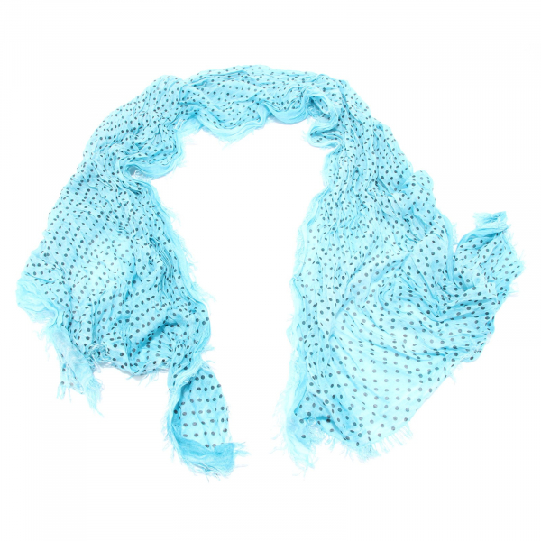 7747S sciarpa donna NO BRAND azzurro pashmina scarf woman