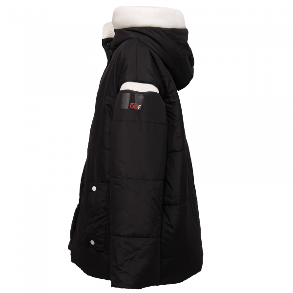 7755J giubbotto OVERSIZE donna OOF OOFWEAR REVERSIBLE black/white jacket woman