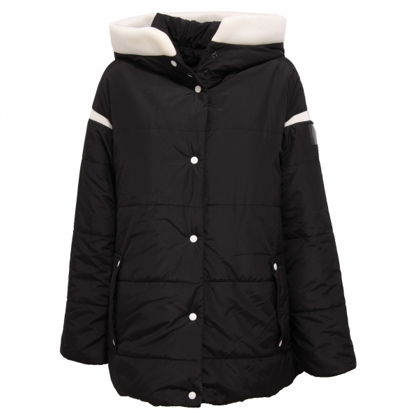 7755J giubbotto OVERSIZE donna OOF OOFWEAR REVERSIBLE black/white jacket woman