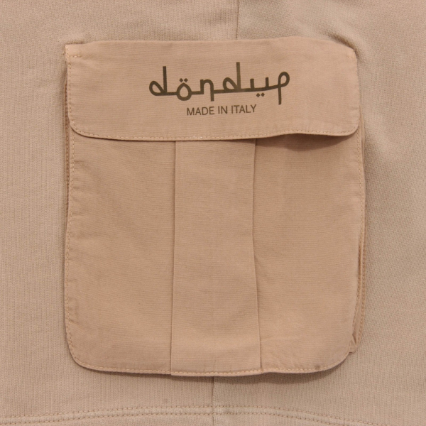 7759AH bermuda bimbo boy DONDUP beige cotton shorts