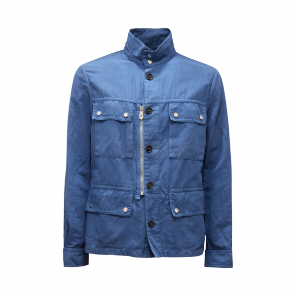 7759AS giacca uomo PEUTEREY man field jacket bluette