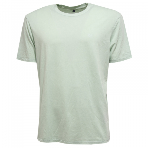 7761T  maglia uomo ARMANI JEANS verde without label t-shirt men