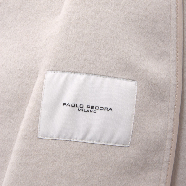 7762AI cappotto uomo PAOLO PECORA man wool blend coat light grey