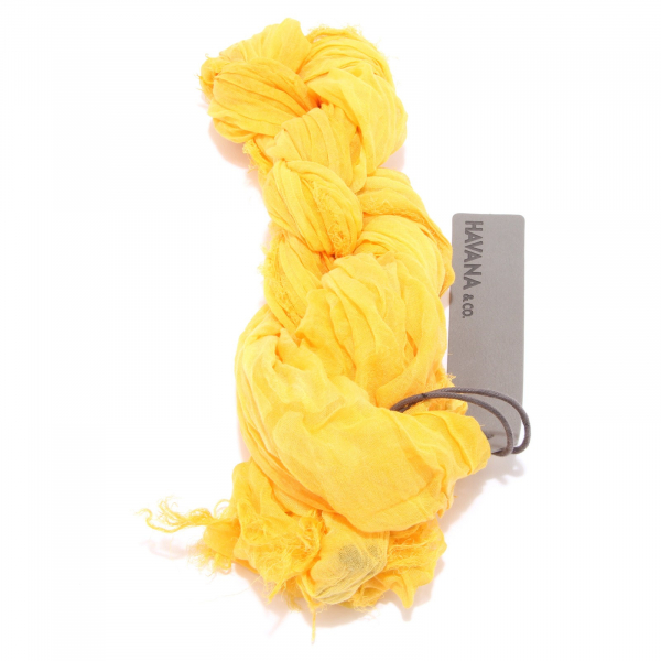 7763S sciarpa donna HAVANA & CO. giallo pashmina scarf woman