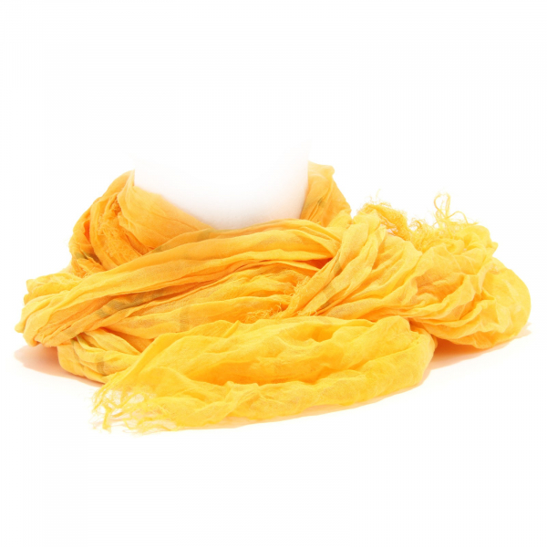 7763S sciarpa donna HAVANA & CO. giallo pashmina scarf woman