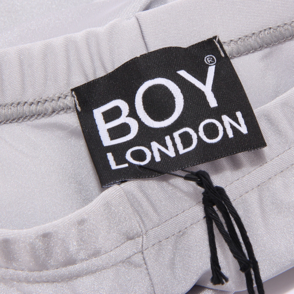 7769Y leggings bimba girl BOY LONDON pantaloni silver grey trouser