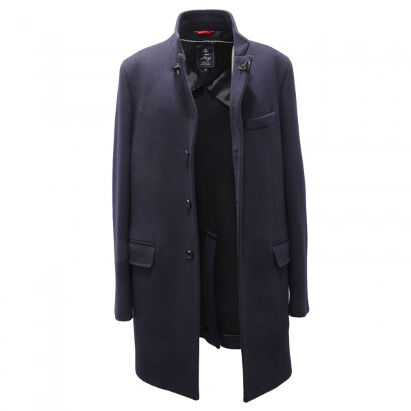 7779AI cappotto uomo FAY man wool blend jacket coat blue