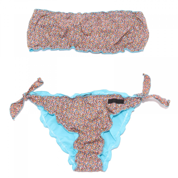 7779W costume bimba girl ROBERTO RICCI DESIGNS floral cotton bikini swimwear
