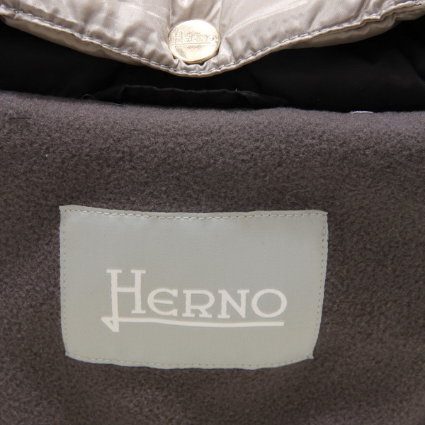 7785AC giubbotto bimba girl HERNO blue down padded jacket