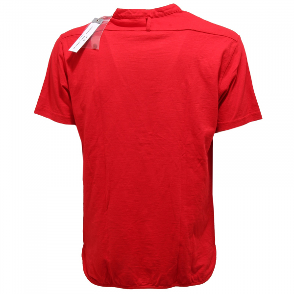 7785T maglia uomo GREY DANIELE ALESSANDRINI rosso t-shirt cotton man