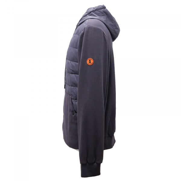 7788AG giubbotto felpa uomo SAVE THE DUCK BURN light jacket men
