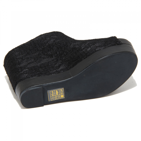 sandali zeppe neri JEFFREY CAMPBELL virgo scarpe shoes women