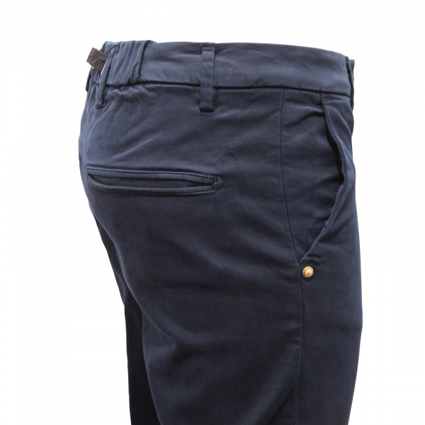 7824AU PANTALONE DONNA WHITE SAND AUDREI WOMAN TROUSERS BLUE