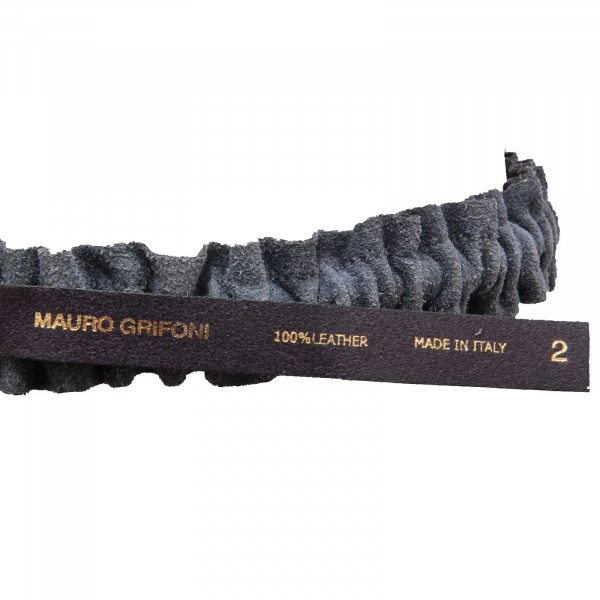 7855AC cintura elasticizzata bimba girl MAURO GRIFONI vintage leather belt
