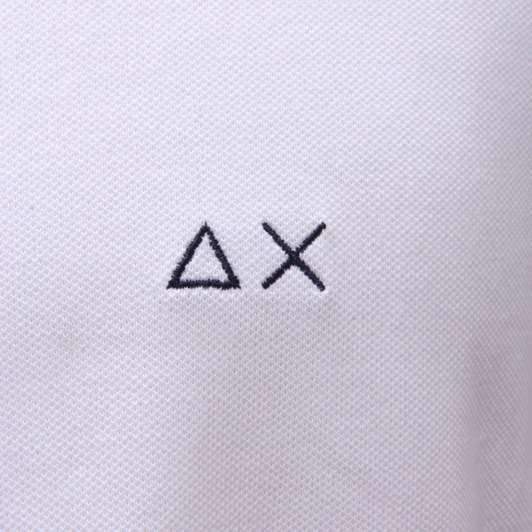 7856AF polo uomo SUN 68 white cotton polo-shirt man