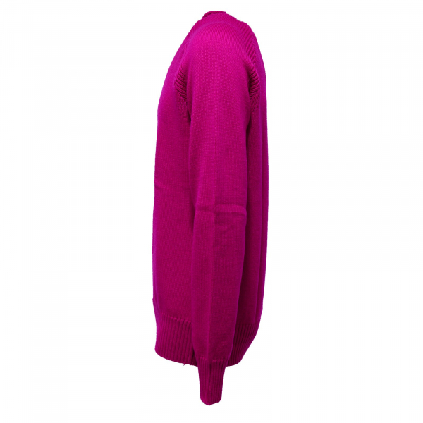 7867K maglione uomo PAOLO PECORA wool fuxia sweater man