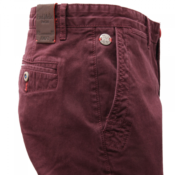 7871AN pantalone uomo FRED MELLO man delavè trousers