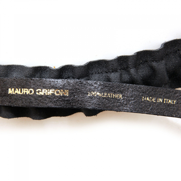7896A cintura elasticizzata bimba girl MAURO GRIFONI vintage leather belt