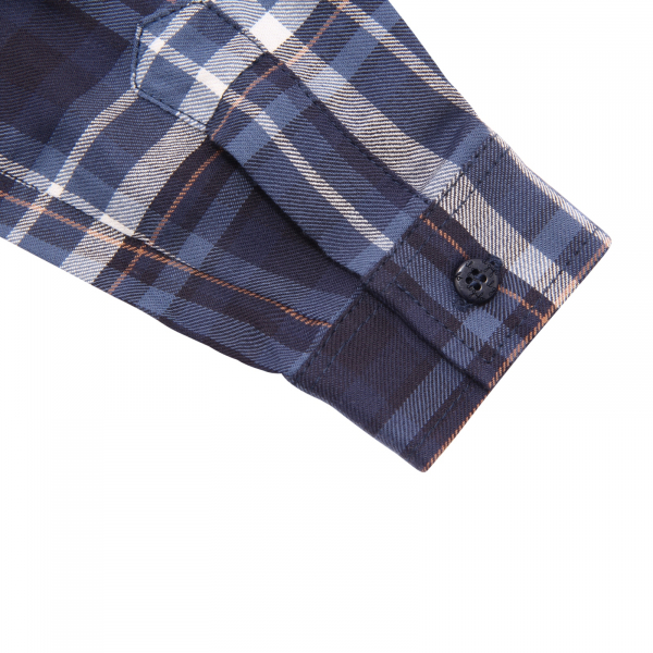 7909AP camicia bimbo IL GUFO boy kids shirt blue