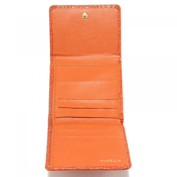 7943U portafoglio donna MARELLA WITHOUT BOX ecopelle orange wallet woman