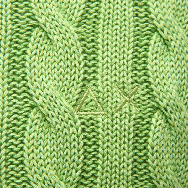 7965AR maglione uomo SUN 68 man cotton delavè sweater