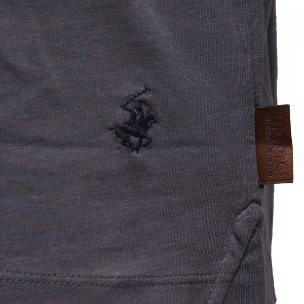 7976K maglia uomo BEVERLY HILLS POLO CLUB delave' dark grey t-shirt man