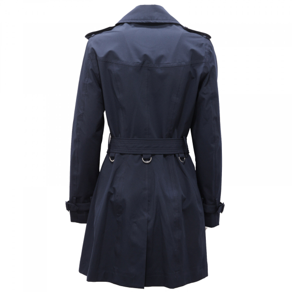 7989AG trench donna SAVE THE DUCK blue FOR SPRING jacket woman