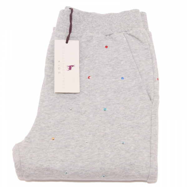 7995P Pantalone felpa grigio bimba STELLA McCARTNEY  cotton pants kids