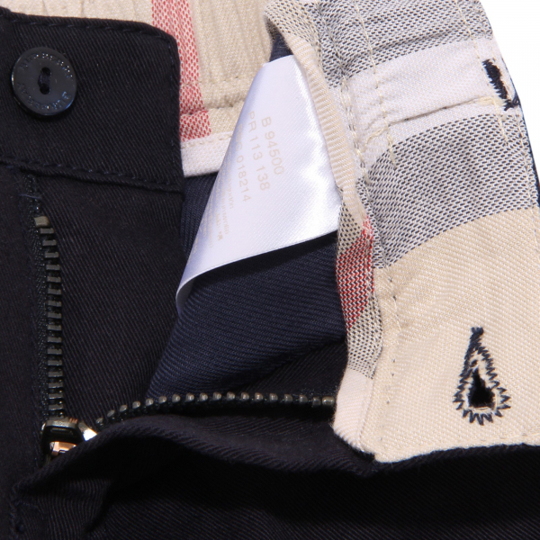 8009Q pantaloni blu bimbo BURBERRY pantalone trousers kids