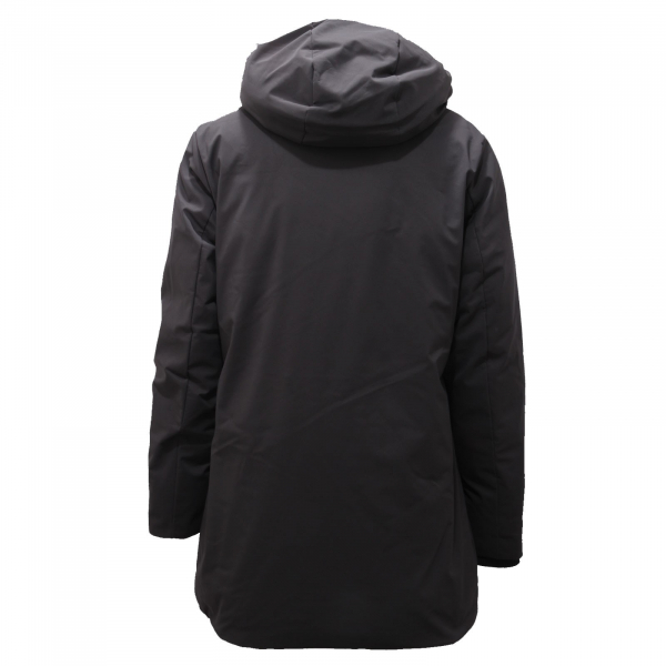 8020AE giubbotto donna SAVE THE DUCK black padded jacket woman