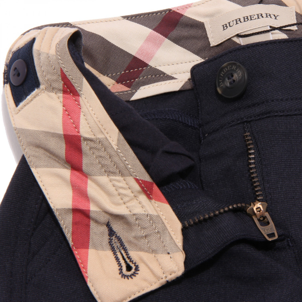 8021Q jeggings blu bimba BURBERRY pantaloni kids children pants trousers