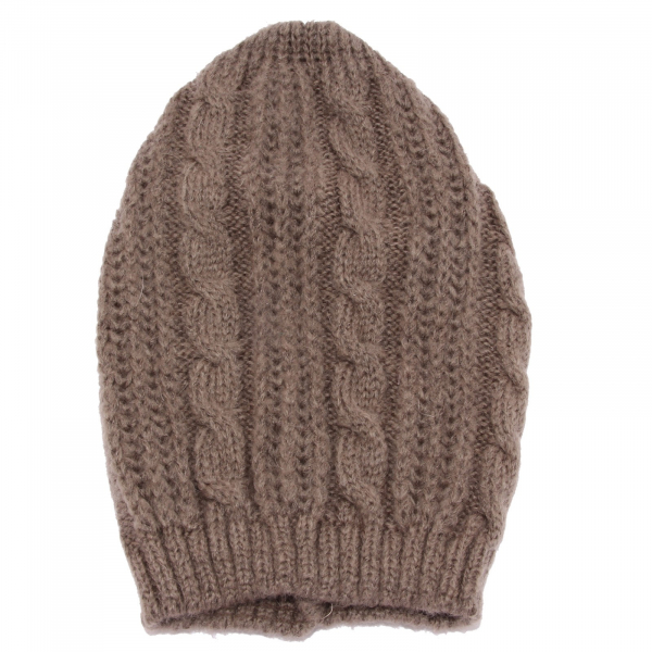 8050W cappello donna NO BRAND light brown wool blend hat woman