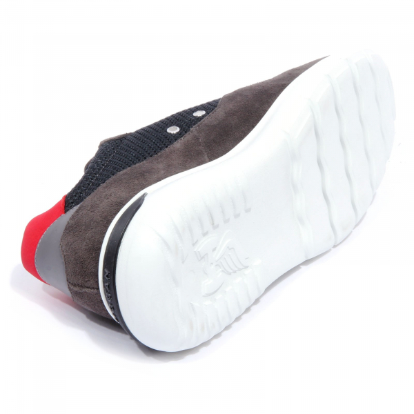 sneakers uomo HOGAN INTERACTIVE3 suede grey shoes men