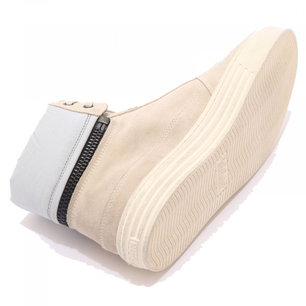 8094AC sneakers uomo  HOGAN REBEL   beige suede shoes man