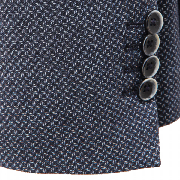 8127AG giacca uomo CIRCOLO 1901 blue micro fantasy cotton jacket men