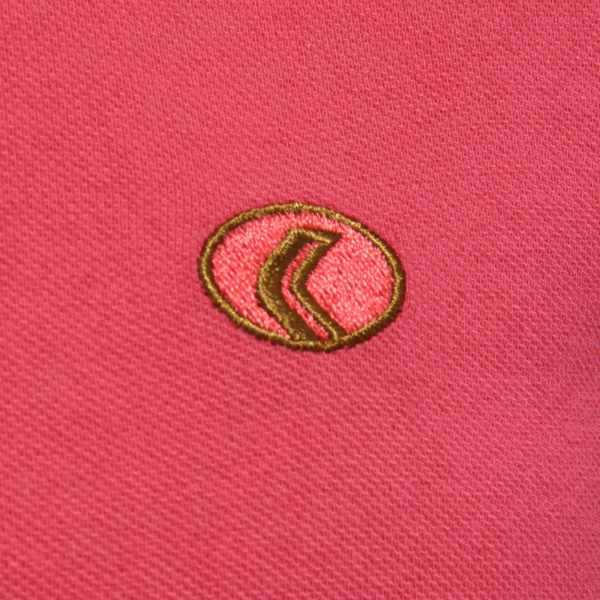 8151K polo uomo GEOX SLIM FIT coral pink garment dyed polo t-shirt man