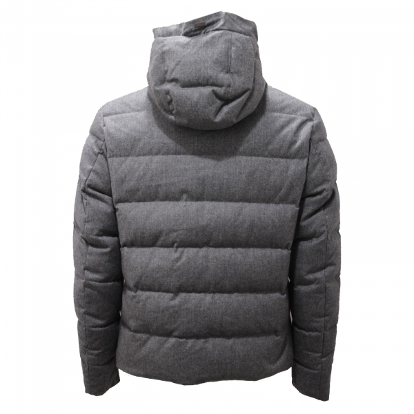 8158AE giubbotto uomo HERNO LAMINAR grey down padded jacket man