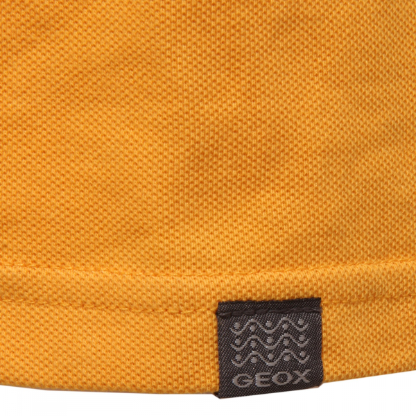 8169K polo uomo GEOX SLIM FIT yellow garment dyed polo t-shirt man