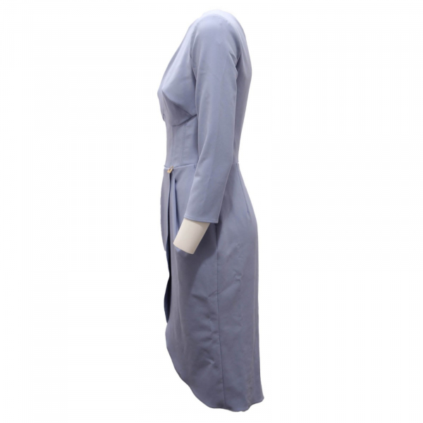 8191AL abito monospalla donna ELISABETTA FRANCHI woman dress
