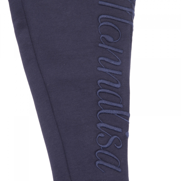 8242AD pantalone tuta bimba girl MONNALISA blue cotton blend sweatpant kids