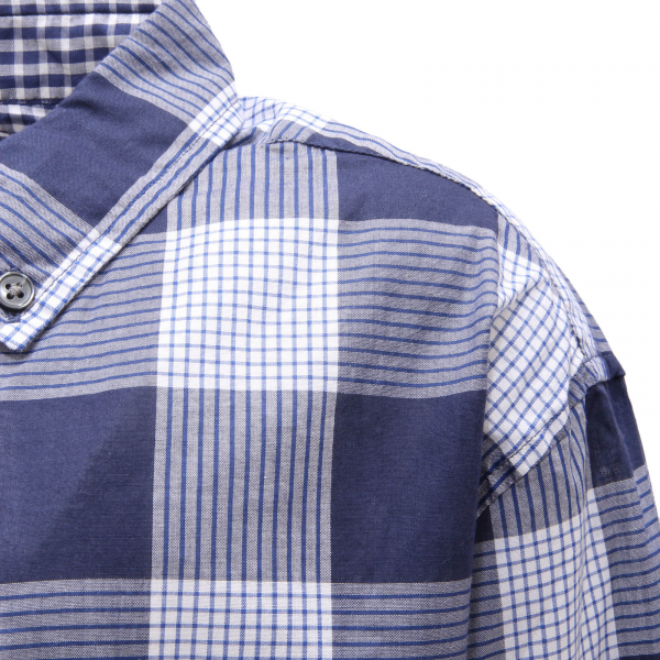 8242AO camicia bimbo MAURO GRIFONI boy kids shirt blue
