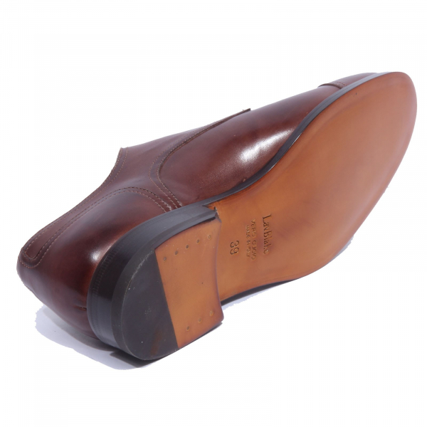 8254AB scarpa uomo CARACCIOLO 1971 DERBY VINTAGE brown shoes men