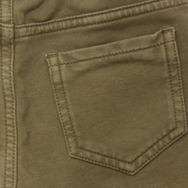 8254AD pantalone bimbo boy MONNALISA green cotton trousers kids