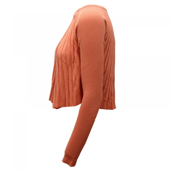 8262AF cardigan donna TWIN-SET salmon pink mix wool sweater women