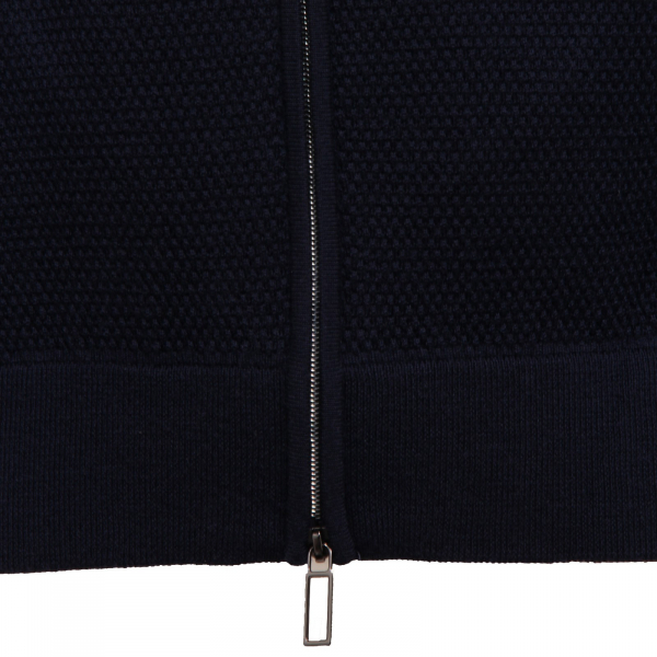 8264J cardigan giacca uomo PAOLO PECORA mix wool blue jacket sweater man