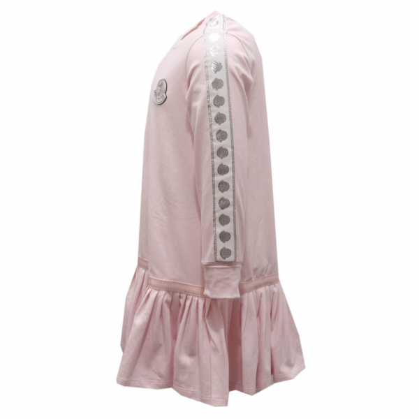 8267AH vestito bimba girl MONCLER pink cotton dress
